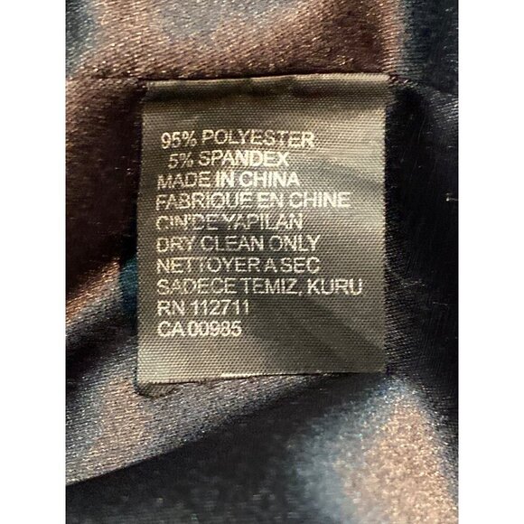 Jay Godfrey Black Cocktail Dress, Asymmetrical Neck Cap Sleeves Women's Size 8 - Picture 9 of 9